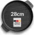 STUR Grillpfanne rund 28 cm