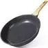 LuxusKollektion Bratpfanne Granit Antihaft, Induktion, grau, 26cm
