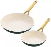 GreenPan CC010214-001, GreenPan Padova Reserve 2Tlg Bratpfannenset 20+26cm Gr&uuml;n