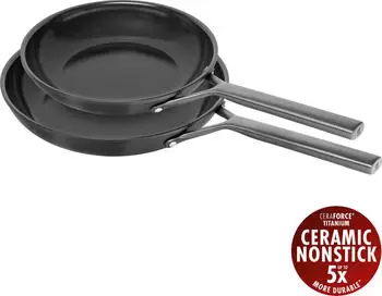 Zwilling Milano Bratpfannen-Set schwarz, 2-tlg. (1035087)