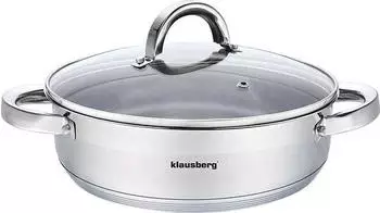 Klausberg Bratpfanne mit Deckel 26cm (7173)