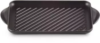 Le Creuset Gusseisen Grillpfanne rechteckig 32x22cm schwarz matt (20202320000460)