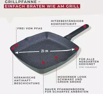 Fackelmann Balance Grillpfanne 28x28cm (66009)