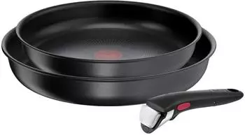 Tefal Ingenio Daily Chef Pfannenset 3-teilig Schwarz