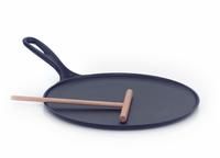 Le Creuset Cr&ecirc;pespfanne 27 cm Classic Collection schwarz