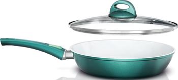 Genius Cerafit Fusion Pfannen-Set (Set 7-tlg) metallicgrün – Hochwertige Materialien und Beschichtungen