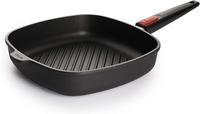 WOLL 263420, WOLL Nowo Guss-Steakpfanne, viereckig 28 x 28 cm 6,5 cm hoch mit Rillen