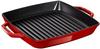 Staub 40511-685-0, Staub Grillpfanne induktion quadratisch 28cm rot