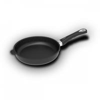AMT Bratpfanne &Oslash;24cm, schwarz, Aluguss