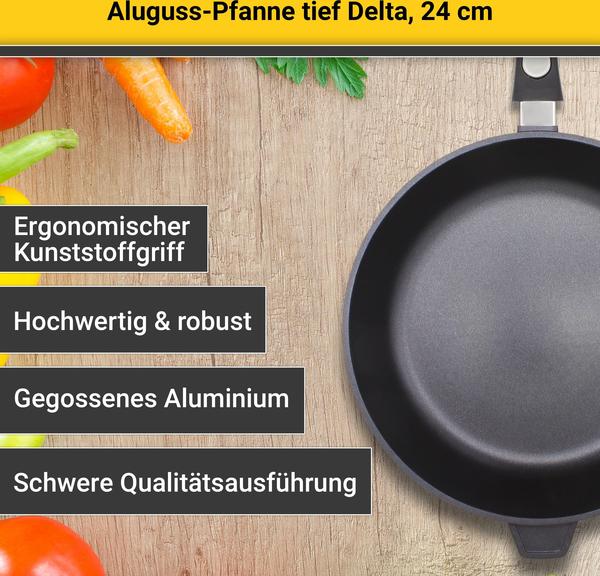 Eigenschaften & Infos Krüger Delta Schmorpfanne 24 cm