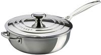 Le Creuset 12673, Le Creuset 3-ply PLUS Saut&eacute;pfanne antihaft 24 cm