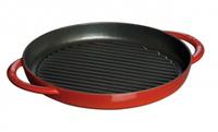 Staub Grillpfanne rund 30 cm kirschrot