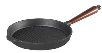 Skeppshult Grillpfanne Handgriff Buchenholz 22 cm