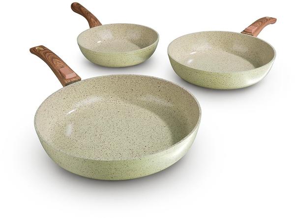 BratMaxx Pfannen-Set 3-tlg. creme