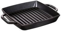 Staub Quadratische Gusseisen-Grillpfanne - Doppelgriffe - 23&times;23 cm