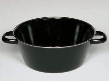 Riess Classic Schmalzpfanne halbtief Emaille Schwarz 20 cm (0370-022)