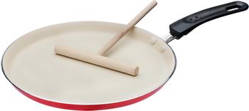 GSW Crepe-Pfanne mit Teigverteiler 26 cm rot