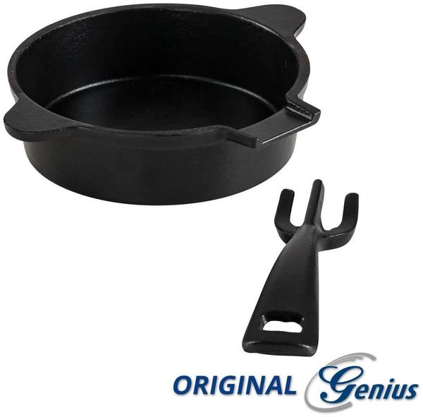 Genius Grillpfanne BBQ Ø 13cm schwarz