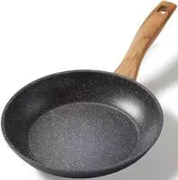STONELINE STONELINE Bratpfanne 24 cm | ohne Deckel - Holzoptik