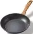 Stoneline Back to Nature Bratpfanne 24 cm Griff in Holzoptik mittel