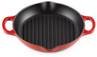 Le Creuset 20208250600422, Le Creuset Grillpfanne Signature Rund mit 2 Griffen