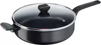 Tefal B55537 Easy Cook & Clean Schmorpfanne 28 cm schwarz