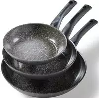 STONELINE Pfannen-Set "CERAMIC" Aluminium Set, je 1 Bratpfanne &Oslash; 20/24/28 cm,...