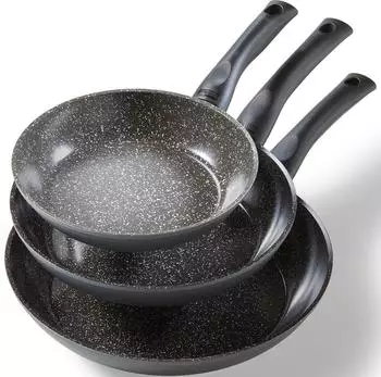 Warimex Stoneline Stoneline Ceramic Pfannen-Set 3-tlg. 20/24/28 cm induktionsgeeignet