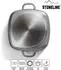 Stoneline Eckpfanne mit Glasdeckel 24 x 24 cm