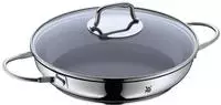 WMF Schmorpfanne "Devil, Servierpfanne Induktion &Oslash; 26 cm mit Glasdeckel" Cromargan