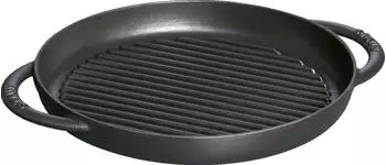 Staub Grillpfanne rund 26 cm schwarz