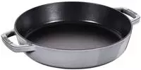 Staub 12232618, Staub: Bratpfanne mit 2 Griffen, Grafitgrau, &Oslash;26cm