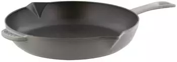 Staub Bratpfanne mit Gusseisengriff 26 cm grau