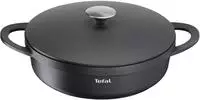 Tefal Servierpfanne "Trattoria Schmorpfanne 28 cm hoher Rand, Pfanne Induktion"