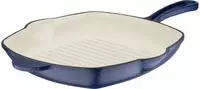 GSW Gusseisen Grillpfanne Blue Magic 27 x 27 x 4,5cm mit 2 Ausg&uuml;ssen,