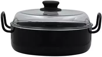 Riess Omas's Schmorpfanne mit Glasdeckel (28 cm)