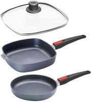 WOLL MADE IN GERMANY Pfannen-Set "Diamond Lite" Aluminiumguss Set, 1x Eckpfanne mit