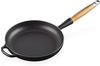 Le Creuset Signature Bratpfanne mit Holzgriff 24 cm schwarz matt