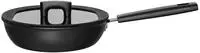 Fiskars 1075528, Fiskars Hard Face Saut&eacute; Pan - 24 cm with Lid