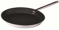 Pentole Agnelli ALSA121BS45 Pfanne, oval, Dicke 3 mm, mit Edelstahlgriff, Durchmesser