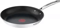 Tefal Bratpfanne "Duetto+, langlebige Antihaftversiegelung, Thermo-Signal" Edelstahl