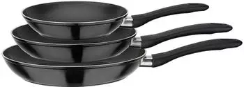 GSW Pfannen-Set Nova schwarz (3-tlg.)
