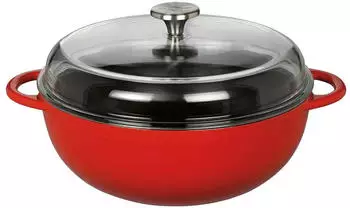 K&uuml;chenprofi Schmorpfanne MARMITE 28cm classic red PROVENCE 402600428