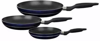 GSW Pfannen-Set Temptura 3-teilig blau/schwarz