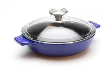 Woll Iron Servierpfanne rund Ø20cm cobalt blue