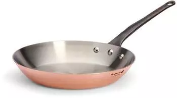 De Buyer Inocuivre Pfanne 32cm Kupfer mit Gusseisengriff