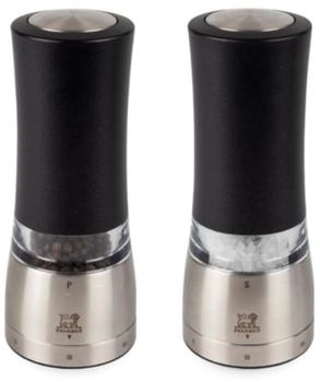 Peugeot Peugeot Daman Z DUO Elektrische Salz- und Pfeffermühle 2er Set Black