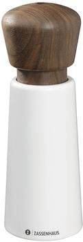 Zassenhaus Pfeffermühle NORDERNEY, Nussbaum in weiß (18 cm)