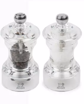 Peugeot Bistro Duo Pfeffer- & Salzm&uuml;hle 10cm Acryl Zirlion-Mahlwerk (2/4168700)