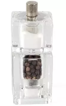 Olympia Salz- und Pfefferm&uuml;hle 2-in-1, Acryl, 90mm (GM235)